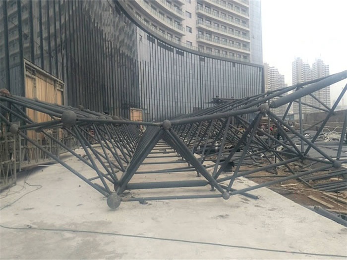 河东万豪酒店雨棚网架